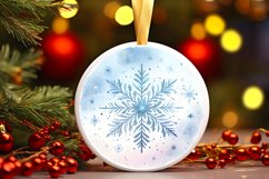 Round Christmas Ornament Sublimation|Clipart Product Image 3