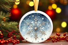 Round Christmas Ornament Sublimation|Clipart Product Image 3