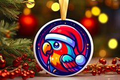 Round Christmass Ornament PNG Product Image 1