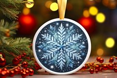 Round Christmas Ornament Sublimation|Clipart Product Image 3