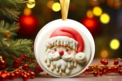 3D Santa Melting Winter PNG Product Image 3