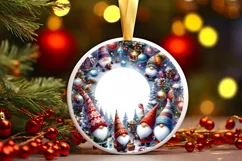 Watercolor Gnome Christmas PNG Product Image 1