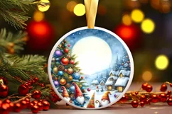 Watercolor Gnome Christmas PNG Product Image 3