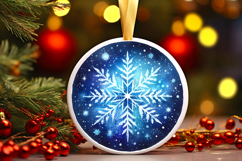 Round Christmass Ornament PNG Product Image 1