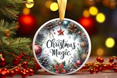 Watercolor Winter Scene Sublimation PNG Product Image 3