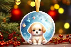 Winter Baby Puppy Sublimation PNG Product Image 3