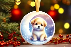 Winter Baby Puppy Sublimation PNG Product Image 3