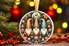 Round Christmass Ornament PNG Product Image 1
