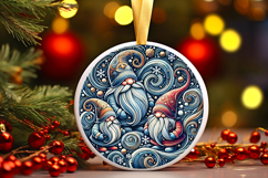 Round Christmass Ornament PNG Product Image 1