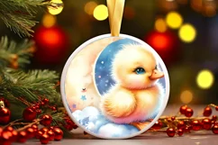 Digital Painting Christmas Duck PNG Product Image 1