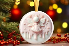 Pastel Christmas Fairy PNG Product Image 1
