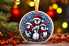 Round Christmass Ornament PNG Product Image 1