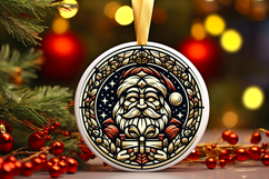 Round Christmass Ornament PNG Product Image 1