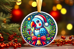 Round Christmass Ornament PNG Product Image 1