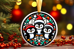 Round Christmass Ornament PNG Product Image 1