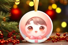 Cute Baby Butterfly with Gift Box Sublimation PNG Product Image 3