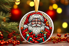 Round Christmass Ornament PNG Product Image 1