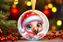 Round Christmass Ornament PNG Product Image 1
