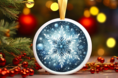 Round Christmass Ornament PNG Product Image 1