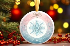 Round Christmas Ornament Sublimation|Clipart Product Image 3