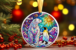 Round Christmass Ornament PNG Product Image 1