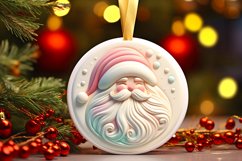 3D Christmas Santa with Depth Sublimation PNG Product Image 3