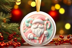 3D Christmas Santa with Depth Sublimation PNG Product Image 3