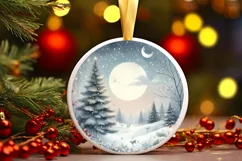 Pastel Snowy Nights Christmas PNG Product Image 3