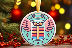 Round Christmass Ornament PNG Product Image 1