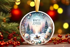 Colorful Pastel Winter Joyride PNG Product Image 3