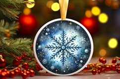 Round Christmass Ornament PNG Product Image 1