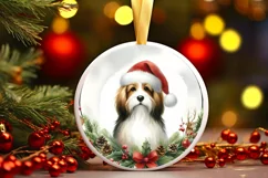 Winter Dog Watercolor PNG Product Image 3