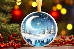 Festive Magic Winter Scene PNG Product Image 3