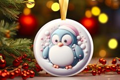 3D Marzipan Christmas Penguin Product Image 1