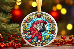 Round Christmass Ornament PNG Product Image 1