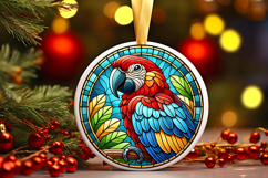 Round Christmass Ornament PNG Product Image 1
