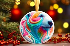 Polar Bear Christmas Sublimation PNG Product Image 3