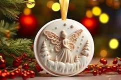Christmas Fairy Sublimation PNG Product Image 3
