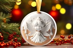Pastel Christmas Fairy PNG Product Image 3