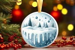 3D Seasonal Joy Winter Scene PNG Product Image 3