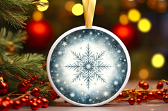 Round Christmass Ornament PNG Product Image 1