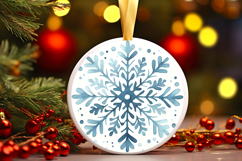 Round Christmass Ornament PNG Product Image 1