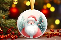 Christmas Ornament with Santa PNG Product Image 1