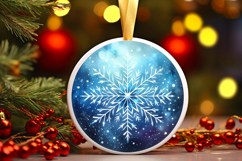 Round Christmass Ornament PNG Product Image 1