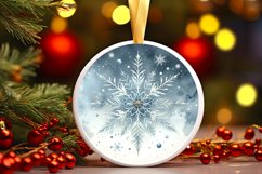 Round Christmas Ornament Sublimation|Clipart Product Image 3