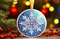 Round Christmass Ornament PNG Product Image 1