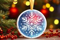 Round Christmass Ornament PNG Product Image 1