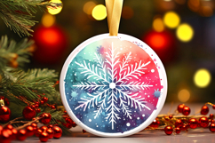 Round Christmass Ornament PNG Product Image 1