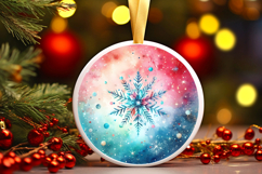 Round Christmass Ornament PNG Product Image 1