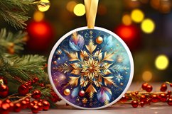 Round Christmas Ornament Sublimation|Clipart Product Image 3